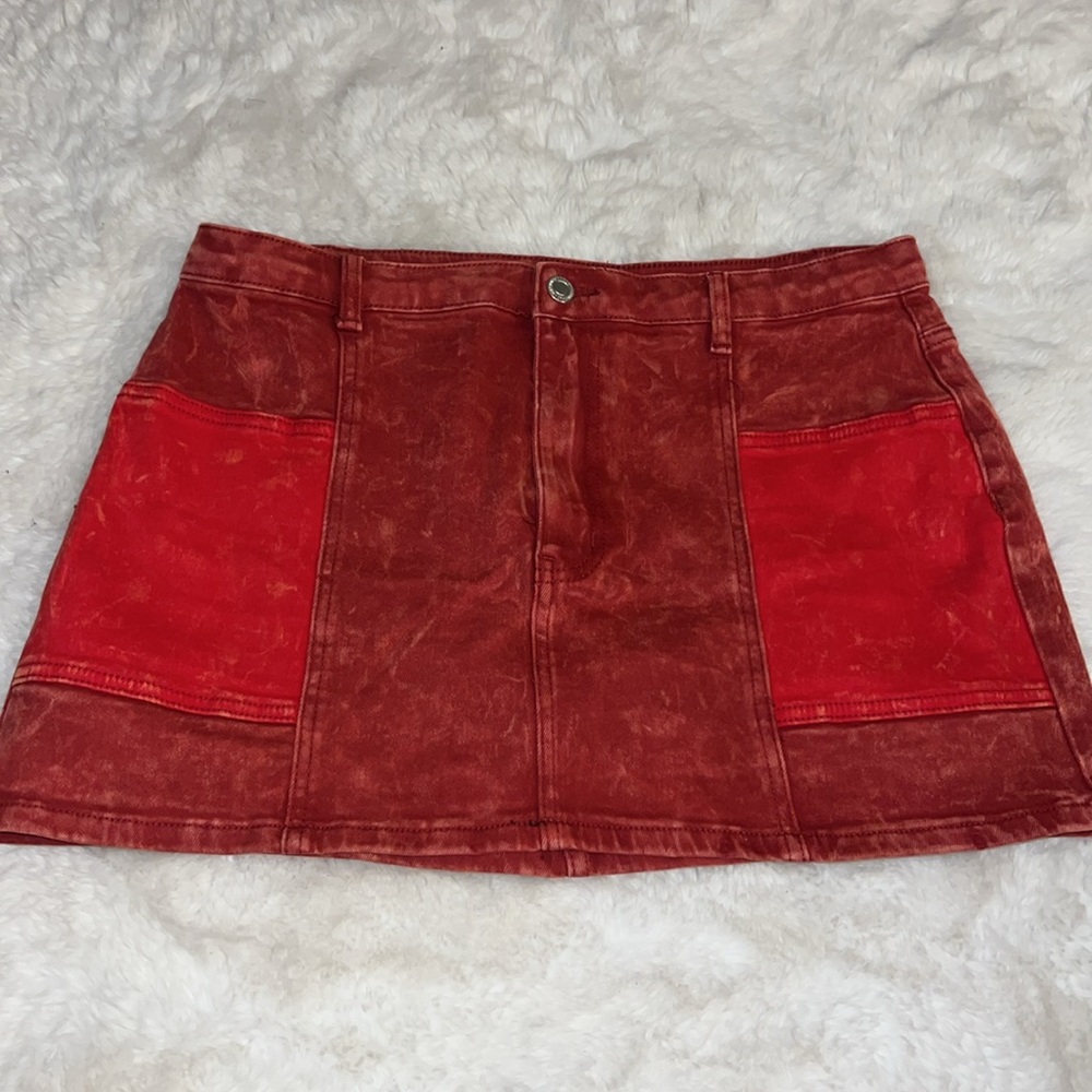 PrettyLittleThing SHAPE Denim Skirt
